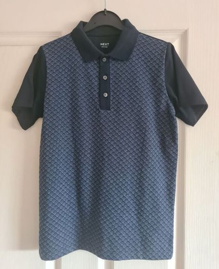 boys Next navy polo t-shirt