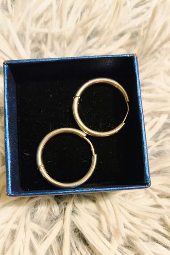 Endless Hoops Silver Round Earrings Minimalist Jewelry