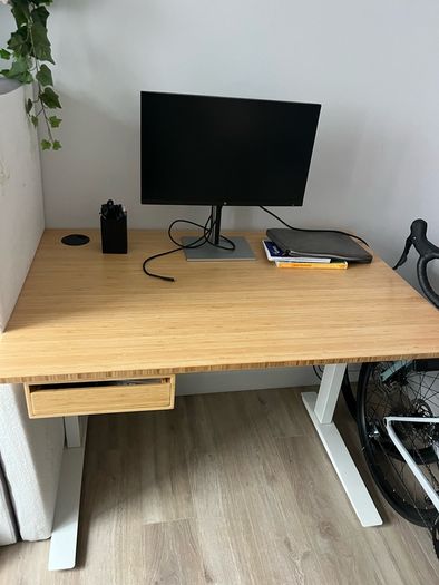 stand up desk Jarvis Bamboo Standing Desk