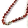 Vintage Red Jasper beaded necklace Image 5