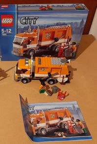 LEGO City 7991 Recycle Truck. Used and discontinued set 2007 in good condition.