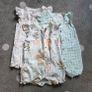 3 x Patented Rompers / Short Sleepsuits / Babygros (9-12 months) Image 2