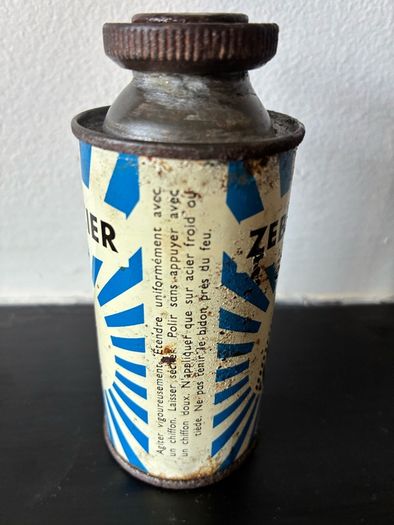 Vintage Metal Polish Tin