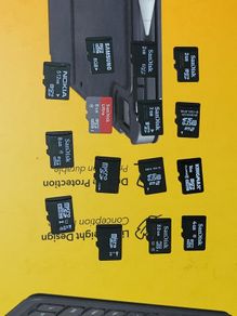 15 various micro sd cards