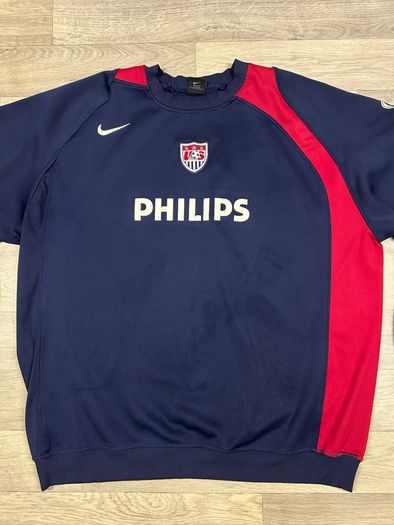 Vintage Early 90s Nike Total 90 USA Sweatshirt Mens XL