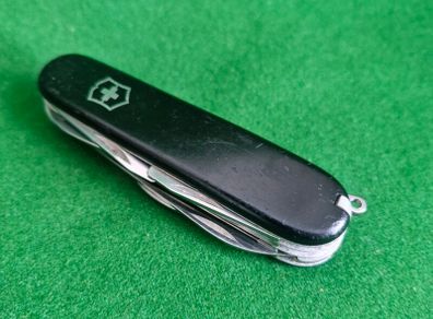 Vintage Black Swiss Army Knife.