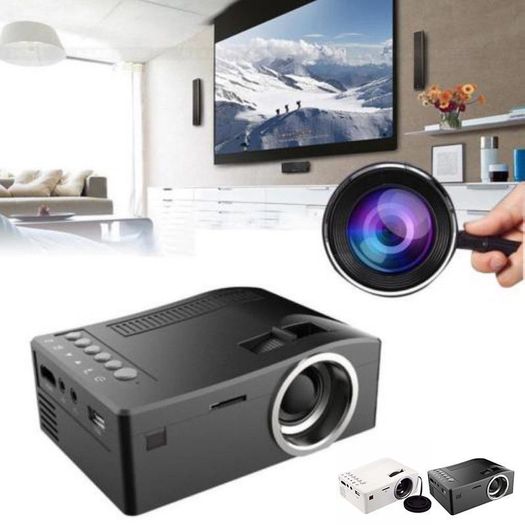 1080p HD LCD Home Multimedia Cinema Theater Mini LED Projector USB TV HDMI