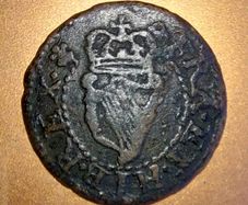 IRELAND Charles 2nd 1660-85  "Armstrong" Farthing  Very Fine condition