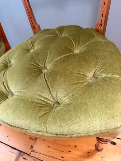 Vintage Upholstered Dining Chairs