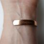 Vintage Sabona London Copper Cuff Bracelet Signed "LONDON" Made in Ireland Image 2