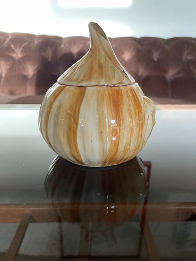 Vintage Crying Pickled Onion Face Pot signed by Toni Raymond