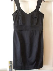 SALE!  Black Satin Dress - new