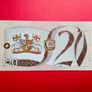 Saint Helena   20 POUNDS   2004  . Pick  13a ( Uncirculated ) Image 2