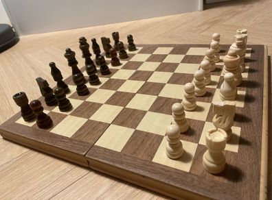 25 x Wooden Chess and Draughts Sets