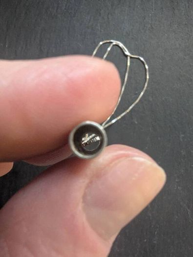 Silver pendant and chain