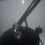 Tall Vintage Angle Pause Enamel and Chrome Lamp > 40 inches. Image 4