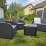 4 Seat Rattan Garden Set Image 4