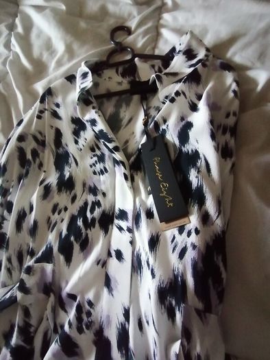 Phase Eight Tilda dress white lilac 14