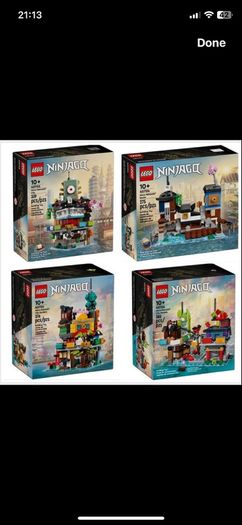 Lego micro ninjago sets 1-4 brand new and sealed