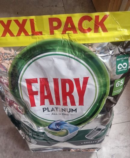 fairy platinum all in one dishwasher tablets 65 pack