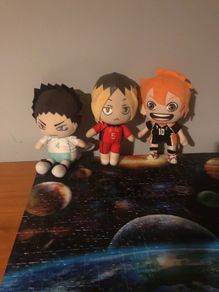 Haikyuu Anime Plush dolls. Kenma Hinata and Hajime