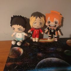 Haikyuu Anime Plush dolls. Kenma Hinata and Hajime