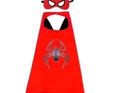 Spiderman Avengers Superhero Capes for Kids Children Halloween Cool Halloween Costume Cosplay Festival Party Supplies Favors Dress Up for 3-12 Year Old Boys Girls