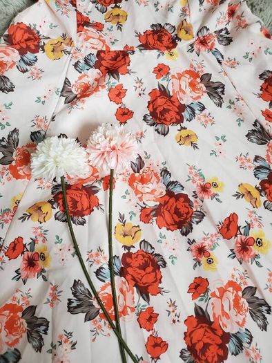 Floral Maxi Dress with Tulle Underskirt