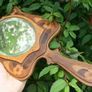 Antique  Wood Mirror Image 2