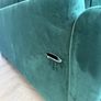 Green velvet sofa Image 6