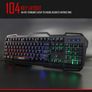 New Imice Ak-400 104keys Backlit Usb Wired Multifunctional Gaming Keyboard Black Image 4