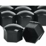 20pcs Wheel Nut Bolt Cover Caps, Black For Audi Vw Bmw Mercedes, Universal 17mm Image 2