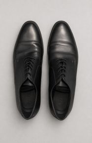 Black Formal LaceUp Shoes