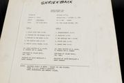 Shriekback Big night music lp test pressing with press release
