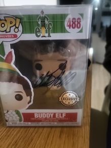 Funko pop Buddy elf signed by will ferrell with coa