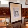 Framed Signed  Art Print W B Yeats by John F Nolan 1987 Image 3
