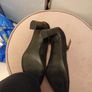Next black suede T bar shoes Image 6