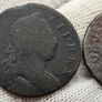 Great Britain 1772?? Half Penny Coin Lot Image 6