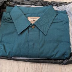 BNWT Ballybar Ireland Men's Country Work Shirt - Small (Petrol)
