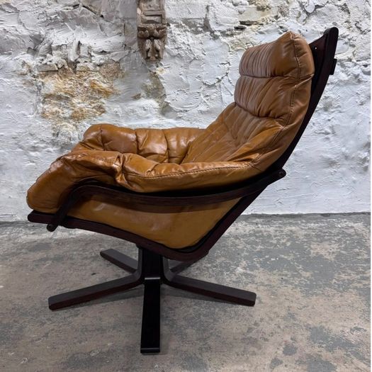 1960s Gerald Easden Lounge Chair In Sumptuous Cognac Leather