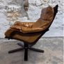1960s Gerald Easden Lounge Chair In Sumptuous Cognac Leather Image 6