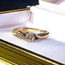 Vintage Hallmarked 9ct Gold Diamond Ring Image 8