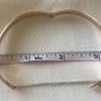 9ct gold victorian hinged bangle 6.2 grams Image 10