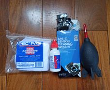 Cleaning kit camera lens
