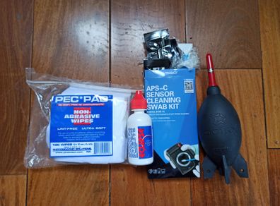 Cleaning kit camera lens