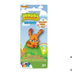Corgi Moshi Monsters Series 1 Pin Badge Brand New In Packet