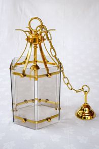 Bevelled Glass Pendant Lampshade