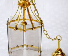 Bevelled Glass Pendant Lampshade