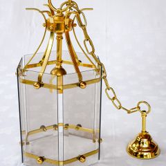 Bevelled Glass Pendant Lampshade