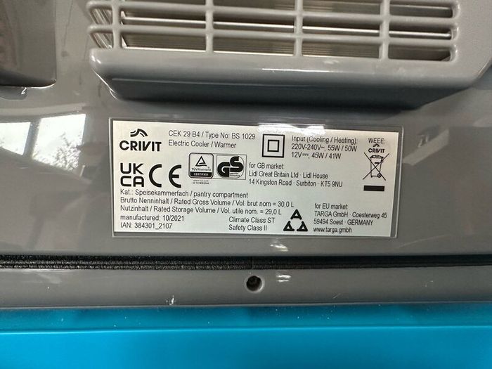 Hot and Cold Cooler Box